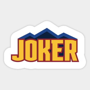 Joker Mountains Sticker